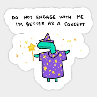 wizard lizard Sticker